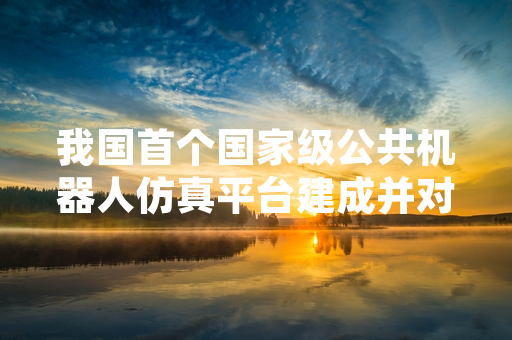 我国首个国家级公共机器人仿真平台建成并对外开放