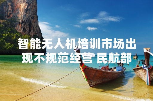 智能无人机培训市场出现不规范经营 民航部门开展全行业摸排规范工作