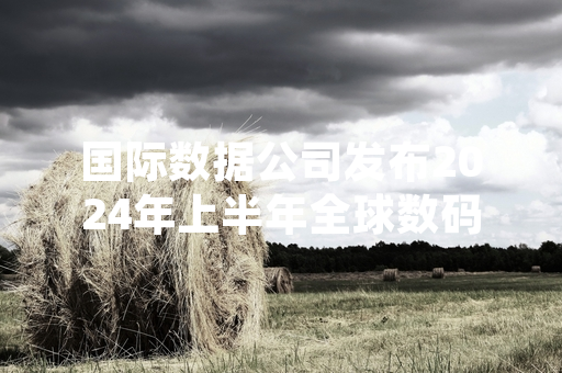 国际数据公司发布2024年上半年全球数码行业统计数据 披露三大核心数码趋势