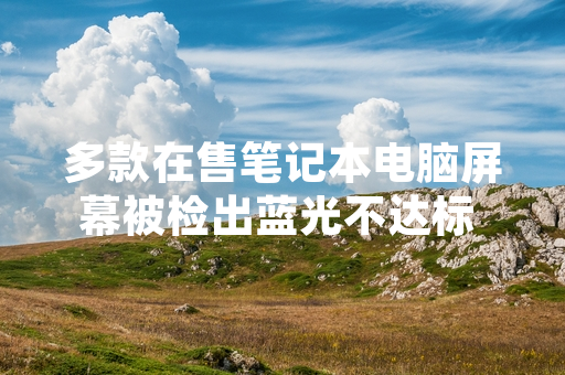 多款在售笔记本电脑屏幕被检出蓝光不达标 市场监管部门已启动核查处置
