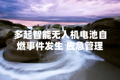 多起智能无人机电池自燃事件发生 应急管理部门启动全国性安全隐患排查
