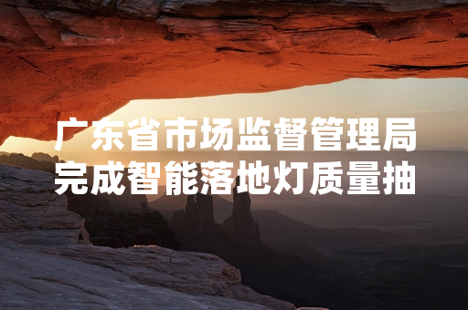 广东省市场监督管理局完成智能落地灯质量抽检 公布不合格处置进展