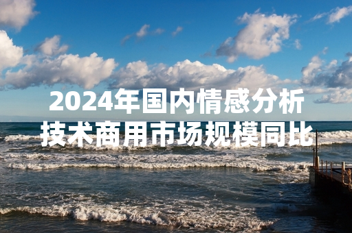 2024年国内情感分析技术商用市场规模同比增长42.7% 工信部发布官方统计数据