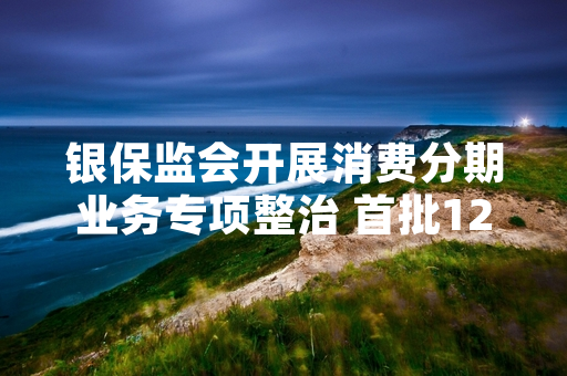 银保监会开展消费分期业务专项整治 首批12家涉事机构被立案调查