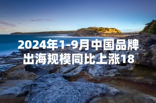 2024年1-9月中国品牌出海规模同比上涨18.2% 多部门出台配套支持措施