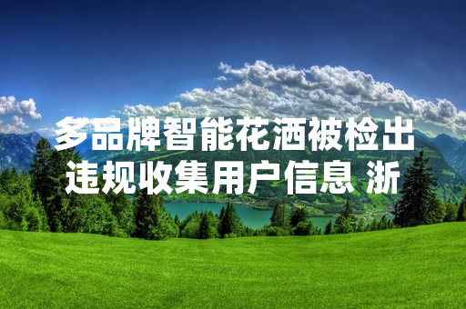多品牌智能花洒被检出违规收集用户信息 浙江省消保委公布处置进展