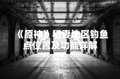 《原神》稻妻地区钓鱼点位置及功能详解