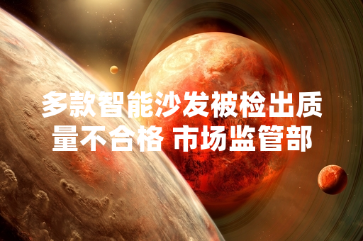 多款智能沙发被检出质量不合格 市场监管部门已启动核查处置