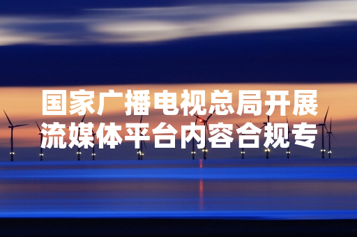 国家广播电视总局开展流媒体平台内容合规专项核查 首批12家平台完成首轮整改