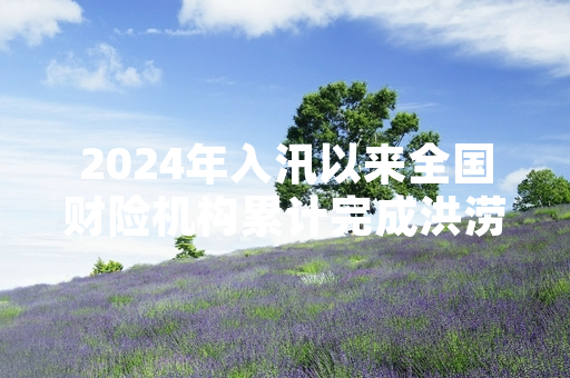 2024年入汛以来全国财险机构累计完成洪涝灾害相关保险赔付127.6亿元