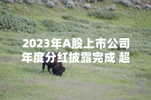 2023年A股上市公司年度分红披露完成 超七成公司分红率达到30%基准线