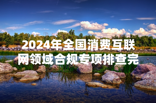2024年全国消费互联网领域合规专项排查完成首阶段工作