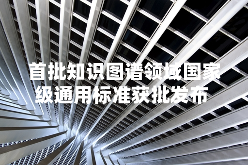 首批知识图谱领域国家级通用标准获批发布 将于2024年10月正式实施