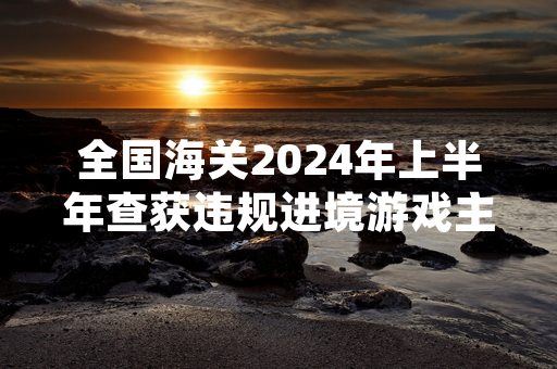 全国海关2024年上半年查获违规进境游戏主机超12万台 相关处置工作按规程推进