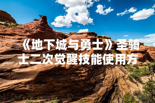 《地下城与勇士》圣骑士二次觉醒技能使用方法获官方详细说明