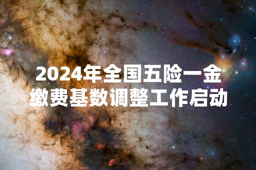 2024年全国五险一金缴费基数调整工作启动 31个省区市已完成本地标准制定