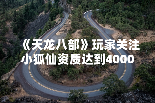 《天龙八部》玩家关注小狐仙资质达到4000的具体要求